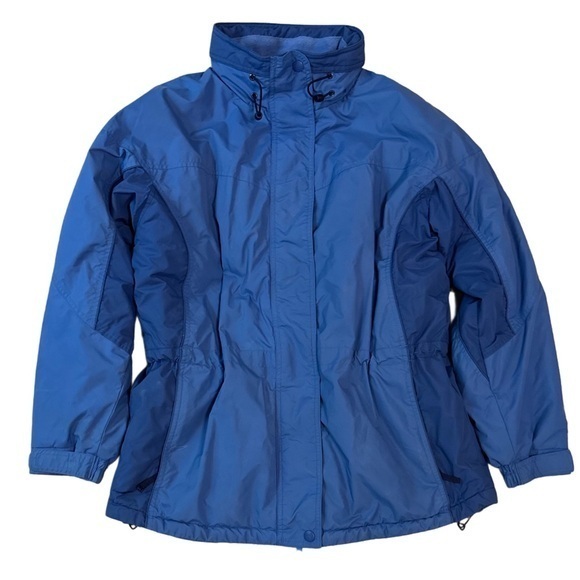 Columbia Jackets & Blazers - Columbia Sportswear Comp. Blue Insulated Hooded Jacket Women’s Sz XL‎